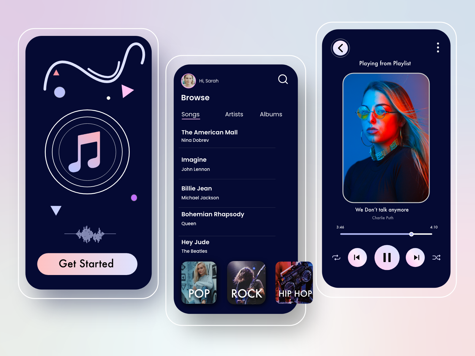 Music App Ui Design Concept By My Circle On Dribbble