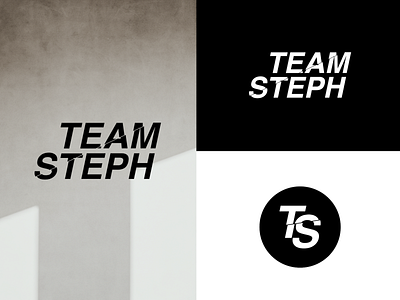 Team Steph | Fitness Logo black and white branding design fitness logo gym logo logo design personal trainer logo