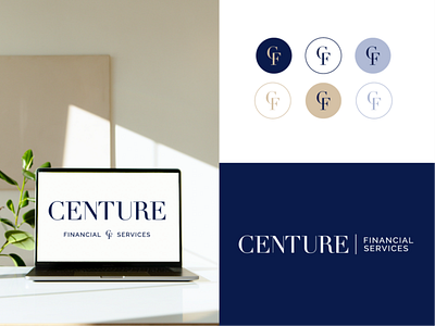 Centure Financial Services | Finance Logo blue color palette branding finance branding finance logo logo design