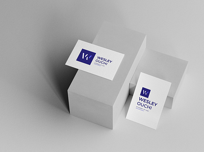 Wesley Ouchi | Lawyer Logo attorney blue color palette brand identity branding lawyer logo logo design