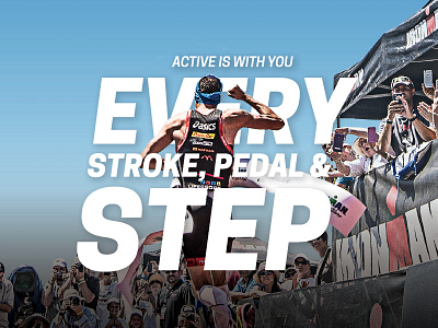 Print Ad for ACTIVE.com active ad endurance ironman kona print triathlon typography
