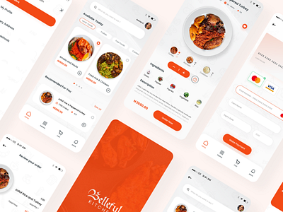 Food Delivery App | Mobile UI Design design figma food app food delivery mobile app ui uiux uiux design user experience user interface ux webapp