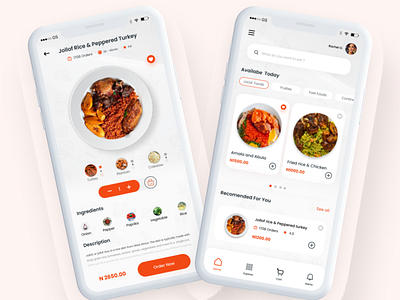 Food Delivery App | Mobile UI Design branding design graphic design mobile app ui uiux design user experience user interface ux website design