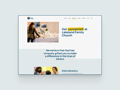 LFC - Minimal, Modern Church Website church interaction design interactions madeinwebflow minimal webflow website
