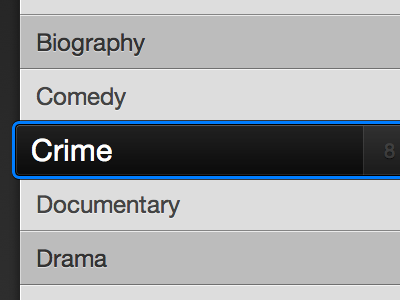 Crime border radius box shadow css3 helvetica neue theatme webkit gradient