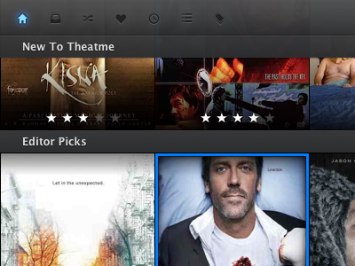 Theatme UI Concept css3 interface theatme