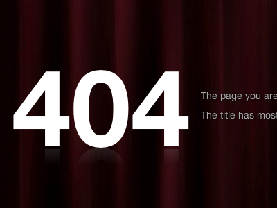 Theatme 2 Progress - 404 page css3 helvetica neue interface theatme