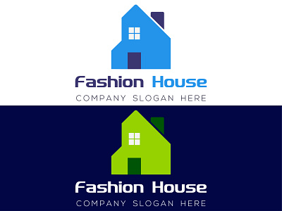 Fashion House Logo 2d logo 3d logo animation app icon branding business company design agency flat logo graphic design how to icon design logo concept logo shop minimal logo modern logo motion graphics tutorial vector logo