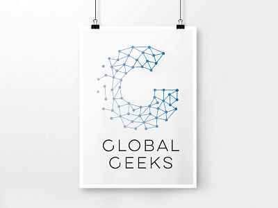 Global Geeks Logo brand and identity logo design