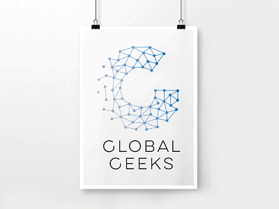 Global Geeks Logo brand and identity logo design