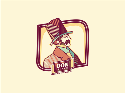 Don Snack [version - #2] adline brassai chromoluminarism corrugate don emblem gentleman mascot radiaton snack szende