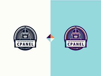 Cpanel [ Concept ] adline badge brassai emblem logo revolution robot