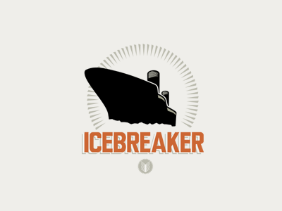 Icebreaker adline brassai design icebreaker logo sea ship szende