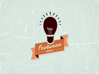 Footwear Ideas! adline branding brassai burning emblem feet foot footprint idea light logo