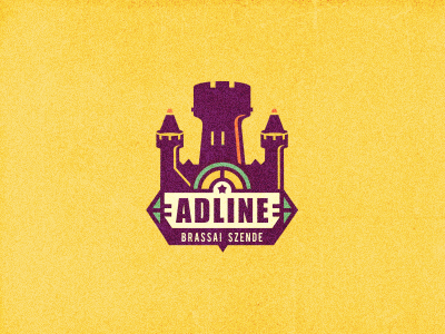 Adline adline branding brassai castle color color palette colors design graphic logo logo design logo designer personal szende tower yellow