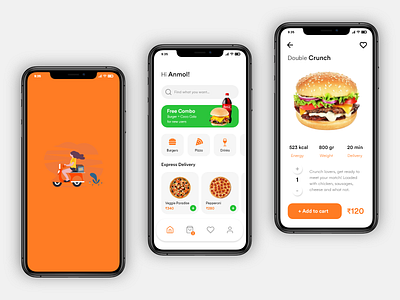 🍔🍕🥂 animation app branding delivery design flat food delivery icon illustration ios logo minimistic typography ui ux vector