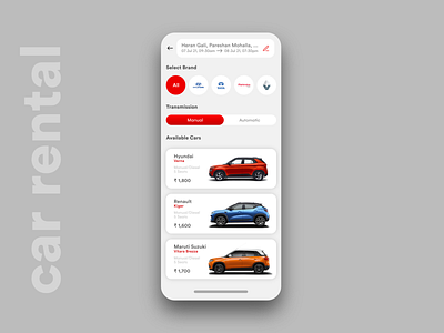 👤 android android app app car rent car rental design icon ios ios app mobile apps rent a car ui ux
