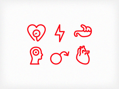 Icons for "Pills and Pain"