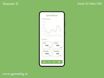 Statistics of Daily Expenditure