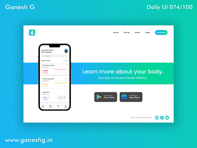 Download a fitness app app branding conistentcy dailyui design illustration logo ui ux vector