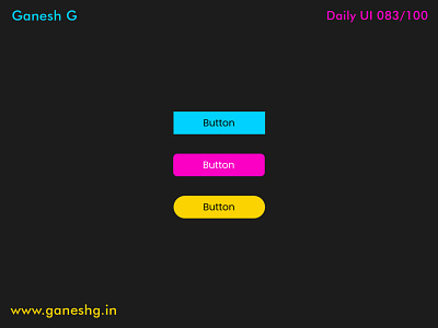 Interactive Button Components app branding conistentcy dailyui design illustration logo ui ux vector