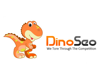 Dino SEO brand logo branding company logo design dino logo seo