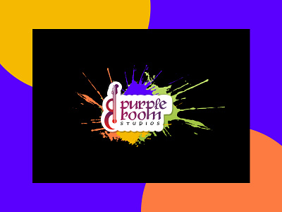 Purple Room Studio branding logo purple room studio