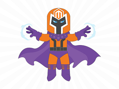 Magento + Magneto cape character hero magento magneto power super