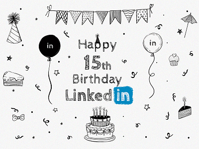 LinkedIn Happy 15th Birthday !!