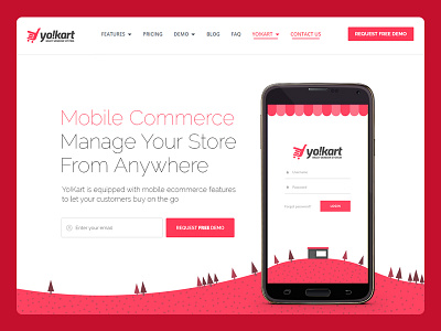 Yo!Kart Mcommerce Page design inner page yo!kart