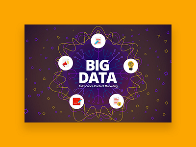 Big Data design graphic typography vector