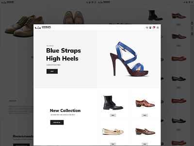 Yo!Kart Theme For Selling Shoes branding design ecommerce ecommerce shop shop shop online typography ui ux web website yo!kart