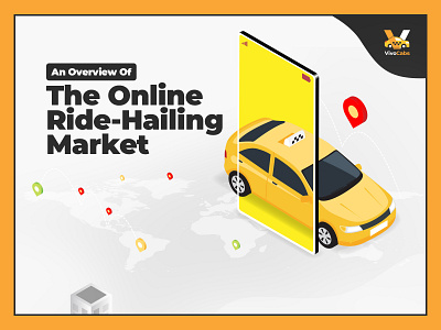 Ride Hailing Infographic For VivoCabs branding design graphic icon infographic typography vector vivocabs