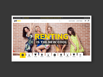 Yo!Rent branding design typography ui ux vector