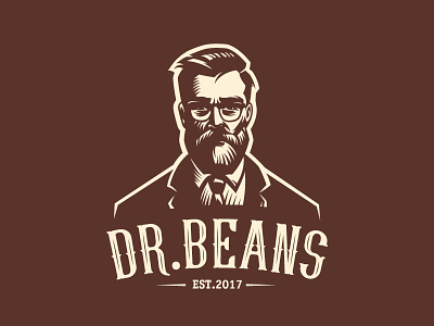 dr. Beans beans chocolate craft dr drawing engraving hand old retro school style vintage