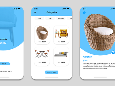 E-Commerce Mobile App UI Design