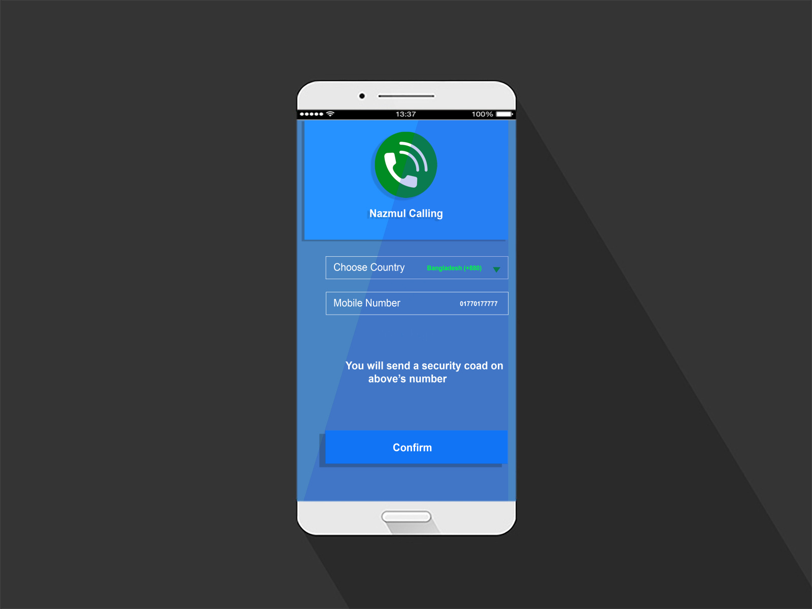 Calling UI design by Nazmul UX UI on Dribbble