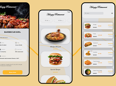 Restaurant Food App UI Design food app food app design food app ui food app uiux food delivery app restaurant app restaurant app ui