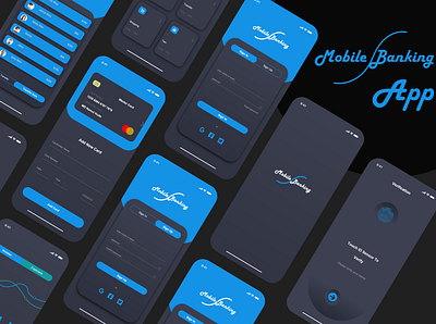 Eye-catching Mobile App UI Design app design app ui app ui design banking app design financial app financial app design mobile app design mobile app ui wallet app