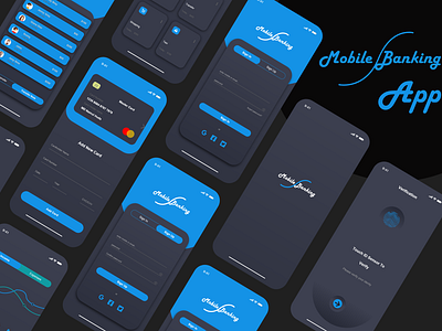 Eye-catching Mobile App UI Design app design app ui app ui design banking app design financial app financial app design mobile app design mobile app ui wallet app