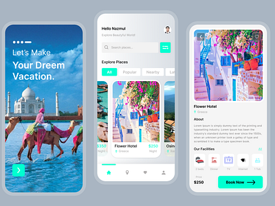Travel App, Resort & Hotel Booking