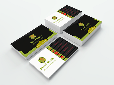 Modern, isometric business card mockup business card design business card mockup