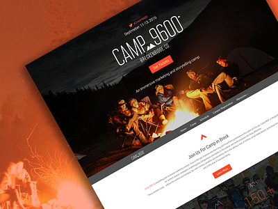 Camp 9600' camp screenshot ui website