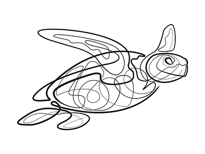 Single Line Turtle