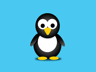 Lil Penguin illustration penguin