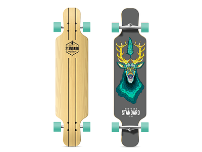 NS Longboard elk longboard skate