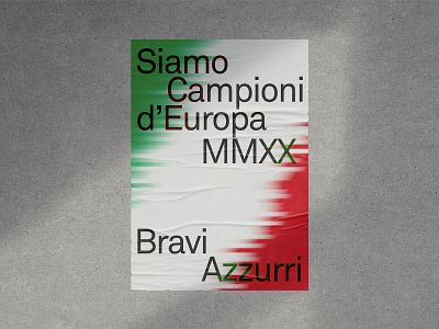 Italy Champions of Europe abstract azzuri design euro euro2020 football geometric grid italia italy layout modern poster typography