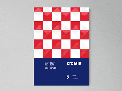 Croatia | World Cup 2018 Poster Series