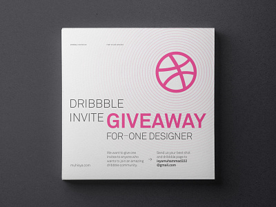 1 Dribbble Invites Giveaway dribbble dribbble invitation dribbble invite grid layout poster typography