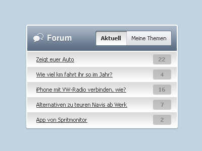 Forum forum navigation ux